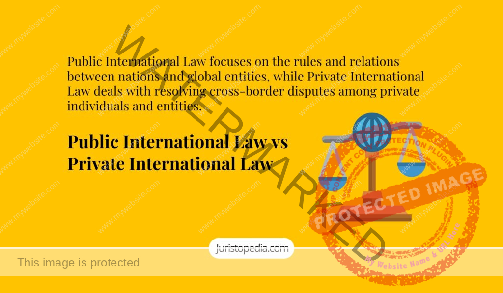 Public International Law Vs Private International Law: Sources, State ...