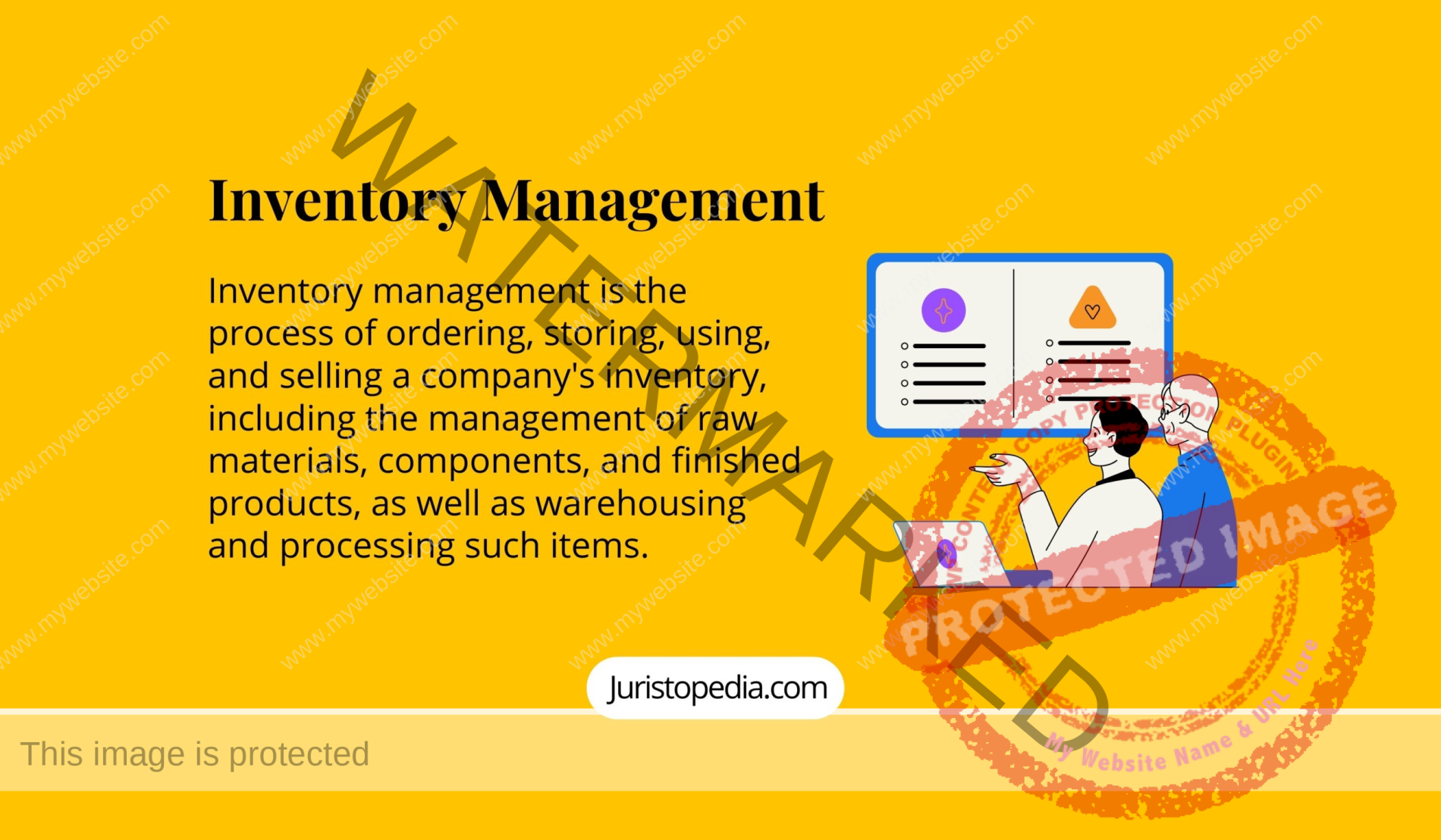 Inventory Management - stock in trade - arrangement of stocks - raw materials - product management
