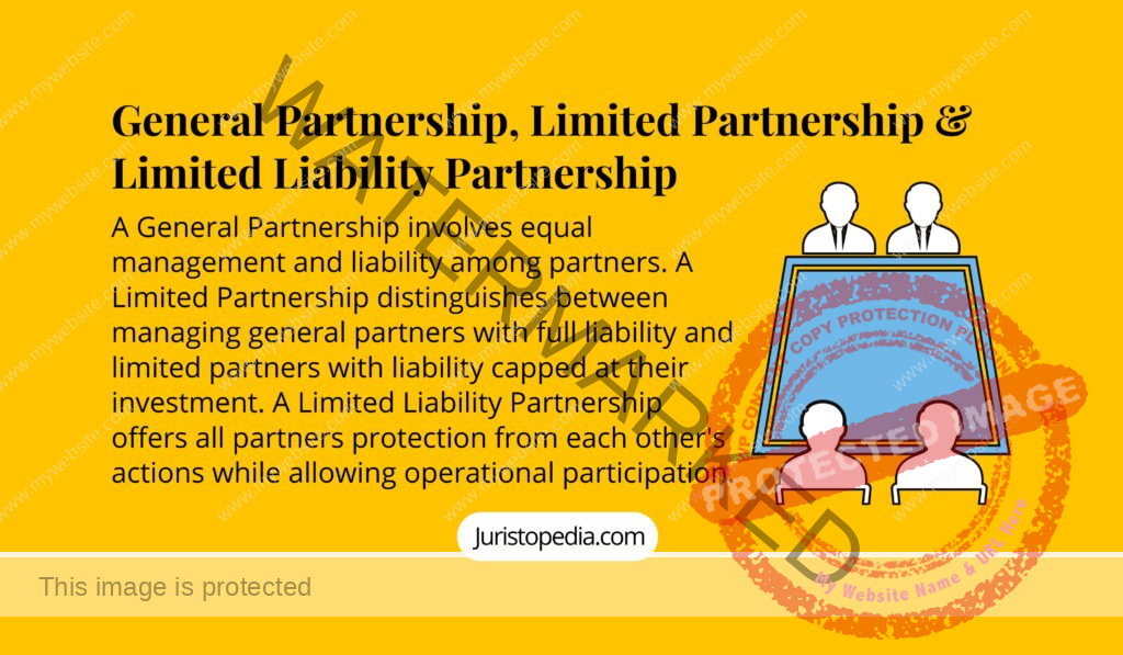 General Partnership vs Limited Partnership vs Limited Liability Partnership - Law of Partnerships - LLPs - corporate structure